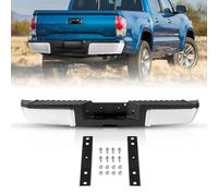 VEVOR Paraurti Posteriore con Gradino, Compatibile con Ford F250/Ford F350 Super Duty 2008-2016, Paraurti Posteriore di Ricambio, Paraurti Posteriore in Acciaio Cromato, con Luce Targa, per FO1103148
