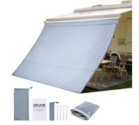 VEVOR Parete Laterale per Tenda da Sole Camper Roulotte 2 x 2,8m UV50+ Viaggio