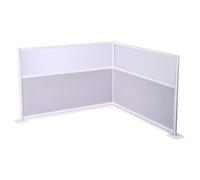 VEVOR Pareti Divisorie per Ufficio Divisori per la Privacy, 1,83 m x 1,22 m, Confezione da 2, in PET con Coperture per Prese, Pannelli per la Privacy Indipendenti per Ufficio, Biblioteca, Scuola