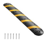 VEVOR Passacavo in Gomma per Protezione dei Cavi, Dosso Rallentatore in Gomma 2 Canali, Supporta Fino a 9979 kg, Dimensioni 1830x300x50mm 1 PACK