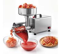 VEVOR Passapomodoro Potenza Nominale da 250W per Passate 90 kg/h da Cucina | Macchina Spremiapomodoro, Preparazione per Piatti, Pressa per Pomodori in Acciaio Inox, per Salsa di Mele, Marmellata Frutte