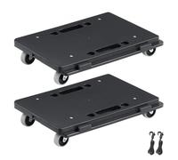 VEVOR Pattini Carrelli per Mobili Scivolo per Trasporto Mobili Carichi 407,2 x 274,1 x 78 mm Capacità Singolare 227 kg, 2 Pezzi Carrello per Mobili con Ruote, Rulli Mobili Portatili 4 Ruote 2 Pezzi