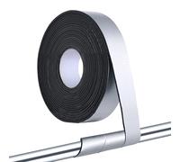 VEVOR Pellicola isolante per tubi, 90 x 5 cm, nastro isolante per tubi con strato in alluminio, pellicola autoadesiva in schiuma e pellicola per protezione dal gelo, resistente al calore e al freddo