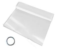 VEVOR Pellicola Trasparente per Serra da 12x25 Piedi con Spessore di 0,15mm, Copertura per Piante Serra da Giardinaggio in Polietilene, contro Raggi UV per progetti Industriali, Residenziali Agricoli