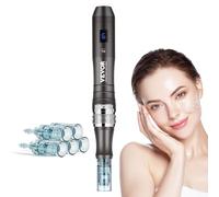 VEVOR Penna elettrica per microneedling Derma 6 velocità 5 aghi bellezza
