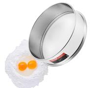 VEVOR per Farina a Maglia Fine, Polvere Alimenti da 12 Mesh in Acciaio Inossidabile 304, Rotondo a Maglia Fine per Cottura, Griglia a Maglia per Cottura Cucina