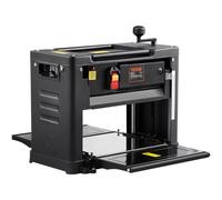 VEVOR Pialla a Spessore 2000W per Legno Altezza Regolabile Lama in Acciaio al Carbonio, Pialla Filo Spessore 15 Amp 2000 W 23500 giri/min, Pialla a Spessore per Lavorazione di Legno Larghezza 33 cm