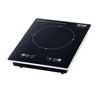 VEVOR Piano Cottura a Induzione Portatile 2200 W con 11 Impostazioni Temperatura, Piastra Riscaldante a Induzione da Banco con Timer 3 Ore, Blocco Bambini, Bruciatore a Induzione Cucinare in Casa