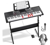 VEVOR Tastiera Pianoforte Digitale 61 Tasti Elettrico Portatile con Supporto