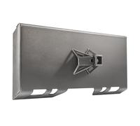 VEVOR Piastra di Attacco per Minipala 6,35 mm, Piastra di Montaggio per Minipala, Piastra di Caricamento Attacco Rapido, con Ricevitore 58 mm, per Minipale e Trattori Deere, Kubota, Bobcat, Mahindra