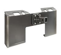 VEVOR Piastra di Attacco per Minipala 9,5 mm, Piastra di Montaggio per Minipala, Piastra di Caricamento Attacco Rapido, con Ricevitore 58 mm, per Minipale e Trattori Deere, Kubota, Bobcat, Mahindra