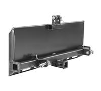 VEVOR Piastra di Montaggio Universale per Minipala a 3 Punti, Attacco Rapido Piastra Fissaggio, Adattatore per Caricatore in Acciaio, per Caricatore per Trattori Deere, Kubota, Bobcat, Mahindra, 8 mm