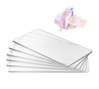 VEVOR Piastre da Taglio per Goffratura, Set Tamponi 6 Pezzi 170 x 80 x 2,5 mm, in Policarbonato Trasparente, Compatibili con la Macchina per Fustellatura VEVOR KM-1830, per Scrapbooking Artistici