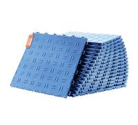 VEVOR Piastrelle per garage ad incastro, Confezione da 25, Piastrelle per pavimentazione per garage in PP, 305 x 305 x 13,4 mm, garage, scantinati, officine di riparazione, Blu