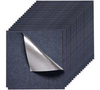 VEVOR Piastrelle per Moquette, 610x610 mm, Confezione da 15, Tappeti Quadrati Staccabili e Attaccabili, Autoadesive per Pavimenti Morbidi Imbottiti per Copertura 5,6㎡, per Soggiorno Ufficio, Grigio