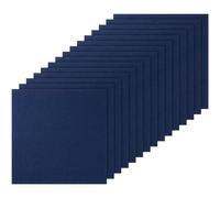 VEVOR Piastrelle per Moquette Autoadesive per Pavimenti 610 x 610 mm Blu Scuro