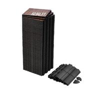 VEVOR Piastrelle per Pista da Ballo, 315 x 315 x 17,2 mm Pista da Ballo ad Incastro da 52 Pezzi, Pista per Pratica di Danza Portatile con Base Imbottita, Venature di Legno di Quercia, 4,83 m²/Scatola