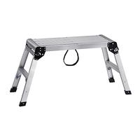 VEVOR Piattaforma da Lavoro Cavalletto Pieghevole Portatile in Alluminio 150kg