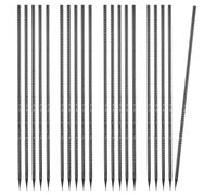 VEVOR Picchetti per Barre d'Armatura 609,6 mm Picchetti per Recinzioni, Diametro 12 mm Ancoraggi a Terra Dritti in Acciaio Zincato con Estremità a Punta Scalpellata e Rivestimento Antiruggine, 20 PZ