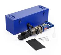 VEVOR Piegatrice per Barre Elettrica 1500 W, Piegatrice Idraulica Portatile Angolo di Piegatura 0-90° Diametro 6-20 mm, Piegatrice per Barre d'Acciaio con Valigetta Attrezzi per Tubi d'Armatura