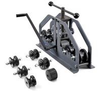 VEVOR Piegatubi a Rulli per Tubi 38,1 mm Piegatubi Manuale con 6 Matrici, Utensile per Piegare Tubi in Rame e Alluminio 360° per Tubi Quadrati, Rotondi, per Riparazioni Auto di Aria Condizionata HVAC