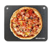 VEVOR Pietra Refrattaria, Piastra per Pizza in Acciaio da Forno, 40,6 x 36,8 x 0,6 cm, Pietra per Pizza in Acciaio al Carbonio, Teglia per Pizza Resistente per Barbecue all'Aperto, Forno per Interni