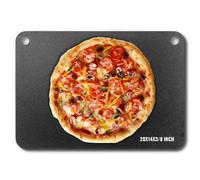 VEVOR Pietra Refrattaria, Piastra per Pizza in Acciaio da Forno, 508 x 355 x 10 mm, Pietra per Pizza in Acciaio al Carbonio, Teglia per Pizza Resistente per Griglia Barbecue all'Aperto, Forno Interno