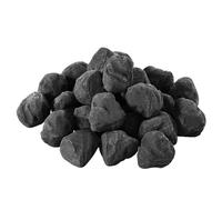 VEVOR Pietre Laviche per Braciere, in Fibra Ceramica 30,48-50,8 mm, 25 Pezzi per Uso Interno ed Esterno, Pietre Decorative per Braciere per Caminetti a Propano Gas, Stufe, Cortili, Nero
