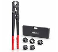 VEVOR Kit Pinza Crimpatrice per Tubi PEX TH12 TH16 TH20 TH26 TH32 Crimpatura
