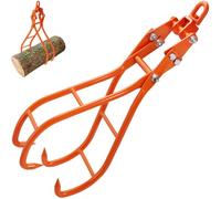 VEVOR Pinza Forestale per Tronchi 711,2 mm Pinza di Sollevamento per Tronchi di Legno Ganci 4 Griffe Girevoli Portata max. 1000 kg Pinza per Legno in Acciaio per Trattori Camion ATV Carrelli Elevatori