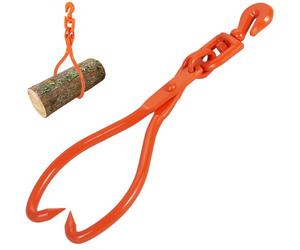 VEVOR Pinza per sollevamento tronchi, Pinza per sollevamento tronchi da 18 pollici a 2 artigli, Pinza per sollevamento tronchi in acciaio rotante Capacità di carico 772 libbre/350 kg