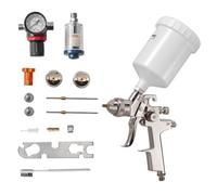 VEVOR Spruzzatore Pneumatico per Verniciatura a Gravità LVLP 600 mL 3 Ugelli