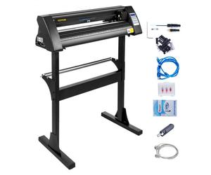 VEVOR Plotter da Taglio in Vinile Nero, KH-720 2 MB 28 Pollici Macchina della Taglierina del Vinile in Alluminio Manuale per Campo Pubblicitario, Decorazioni Varie, Artigianato, Creazione di Etichette