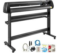 VEVOR Plotter da Taglio per Plotter da Taglio Plotter da Taglio da 1350 mm conPlotter da Taglio con Forza di Supporto a Terra e Velocità Regolabile