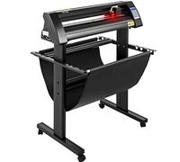 VEVOR Plotter da Taglio Vinile Semiautomatico con Luce Guida a LED, Modello KH-720A 720 mm 95 W Taglierina per Plotter Vinile Flexi per Adesivi per Auto, Segnali Stradali, Palloncini, Caschi, ecc.