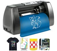 VEVOR Plotter di Taglio del Vinile Macchina Plotter di Taglio del Vinile Alimentazione Carta max. 350 mm Pressione di Taglio 10-500 g Taglierina con Software del Signmaster Software del Plotter