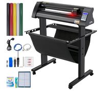 VEVOR Plotter da Taglio Vinile Semiautomatica con Luce Guida a LED, KH-870A 870 mm 95 W Taglierina per Plotter Vinile Signmaster per Adesivi per Auto, Segnali Stradali, Palloncini, Caschi, ecc.…