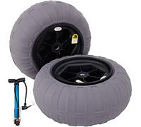 VEVOR Pneumatici di Ricambio da Spiaggia da 17 Pollici, Ruote per Palloncini da Spiaggia in PVC per Carrello per Kayak e da Sabbia, Pneumatici di Ricambio per la Spiaggia, Pneumatici Gonfiabili