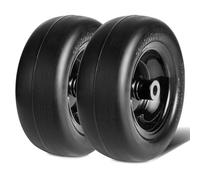 VEVOR Pneumatici per Tosaerba con Cerchio, Pneumatici per Trattori 11x4-7", Pneumatico in PU Antiforatura, Misura Bussola da 3/4", Confezione da 20 Adattatori per Trattorini e Trattorini