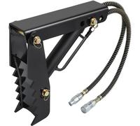 VEVOR Pollice per terna idraulica, pollice per escavatore per carichi pesanti da 18 pollici 1/2" di spessore, attacchi per pollice saldati in acciaio nero con cilindro idraulico, pollice idraulico mec