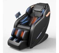 VEVOR Poltrona da Massaggio, Poltrona Rilassante 3D a Gravità Zero per Corpo con Poggiapiedi Estensibile, Modalità Automatiche Airbag Riscaldamento Zona Lombare e Gambe, per Uso Domestico e Ufficio