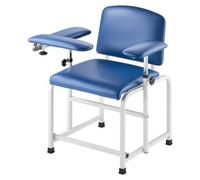 VEVOR Poltrona per Prelievo di Sangue Braccioli Regolabili Ribaltabile, Sedia Capacità Carico max. 181 kg, Sedia per Flebotomia per Ospedali, Laboratori Cliniche, Poltrona per Flebotomia