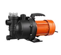 VEVOR Pompa a Getto Pozzi Poco Profondi 1300 W Pompa a Getto in PP Flusso max 4800 L/h per Sistema Irrigazione da Giardino Prato Altezza di Aspirazione 8m Riempimento Piscina con Schermo LCD
