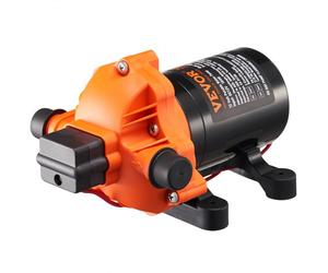VEVOR Pompa a Membrana 12V, 3,5 GPM 13,25 L/min, Pompa per Acqua a 3 Camere 12 Volt CC con Pressostato Automatico 40-100 PSI Regolabile, 50 PSI, Porta MNPT per Camper Yacht Food Truck Camper Nautica