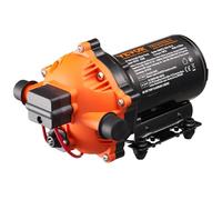 VEVOR Pompa a Membrana 12V, 5 GPM 18,93 L/min, Pompa per Acqua a 5 Camere 12 Volt CC con Pressostato Automatico 40-100 PSI Regolabile, 70 PSI, Porta MNPT per Camper Yacht Food Truck Camper Nautica