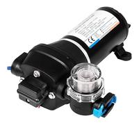 VEVOR Pompa a Membrana ad Alta Pressione FL-40 40PSI Pompa a Membrana per Acqua Spruzzatore Autoadescante 17L / min 12V, Utilizzo Camper/Barca/RV/Giardino/Industria Agricola