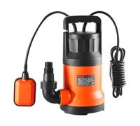 VEVOR Pompa ad Acqua Sommergibile 400 W Pompa Acque Scure Portata Elevata 9500 L/H Prevalenza 7,9 m Cavo di Alimentazione per Scaricare l'Acqua dal Seminterrato dello Stagno del Giardino della Piscina