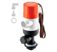 VEVOR Pompa Aeratrice per Pozzo Vivo da Barche Dritta da 12 V 500 GPH con Doppio ingresso, Alloggiamento ABA Cartuccia Motore Staccabile, Pompa per Acqua Viva Resistente alla Corrosione