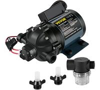 VEVOR Pompa Autoadescante 12 A per Lavaggio Auto Barche Camper Veicoli di Corrente Continua 240 W, Pompa d'Acqua di Lavaggio Portatile in ABS Portata Max. 31,8 L/min per Veicoli Mobile Ponte Barche