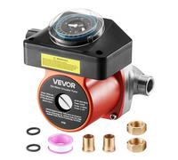 VEVOR Pompa di Ricircolo dell'Acqua Calda, Kit Pompa di Ricircolo Istantanea da 38 L/min, Sistema di Circolazione con Timer, 100 W CA 220-240 V, Connettore da G3/4 a G1/2, per Caldaia Solare